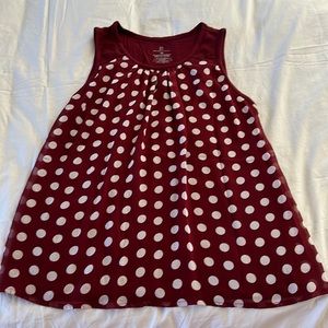 New York & Company sleeveless shell blouse size medium